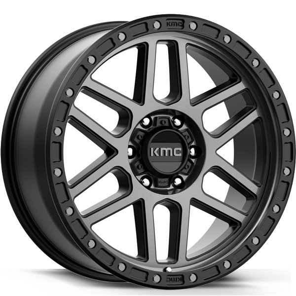 KMC KM544 Mesa Satin Black with Gray Tint